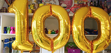 Geburtstagsballon 100